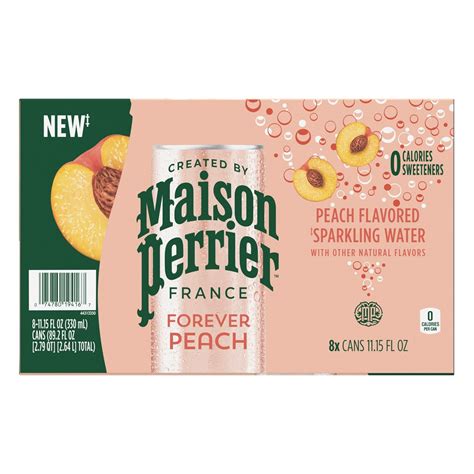 Amazon Maison Perrier Forever Peach Flavored Sparkling Water 11