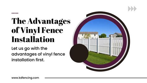 Ppt Pros And Cons Of Vinyl Fence Installation At Your Property Kd Fence And Decks Services