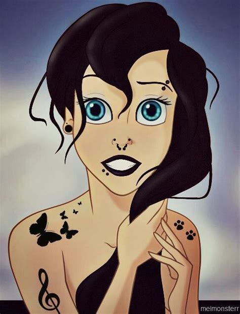 Disney Princesses Gone Bad Disney Princess Tattoo Goth Disney Punk