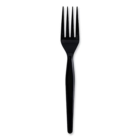 Boardwalk BWKFORKHWPSBIW Heavyweight Wrapped Polystyrene Fork Cutlery