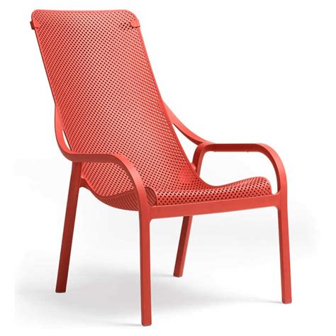 FAUTEUIL DE TERRASSE EMPILABLE NET LOUNGE Le Chaisier