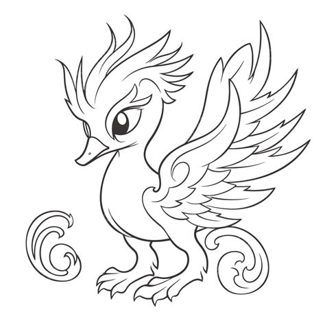 Cute Cartoon Dragon Coloring Page Outline Sketch Drawing Vector, Dragon Clipart, Cute Clipart ...