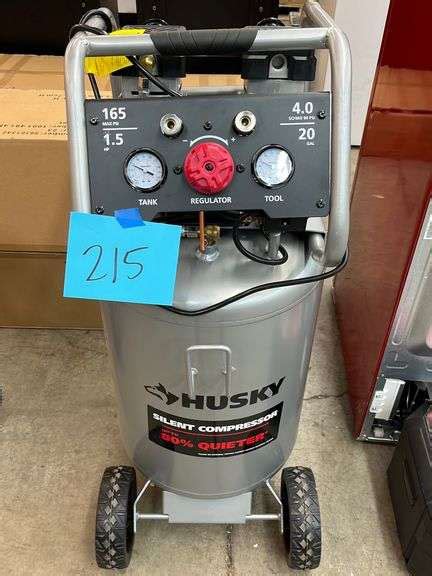 HUSKY 20 GALLON AIR COMPRESSOR - Earl's Auction Company