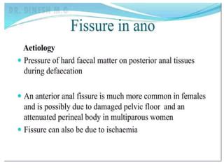 Anal Fissure Pptx