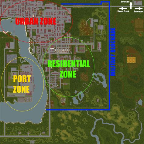 project zomboid map of rosewood 3