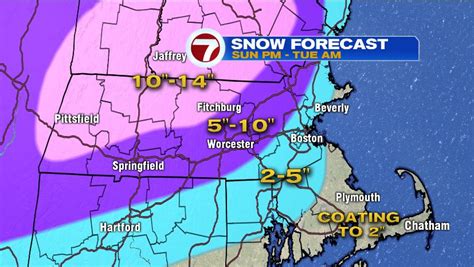 Bay State Bracing For Multi Day Snowstorm That Could Dump Up To 14