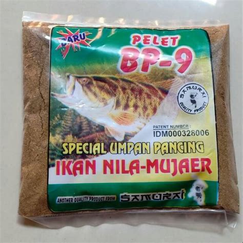 Jual PELET BP 9 SPESIAL IKAN NILA MUJAER Shopee Indonesia