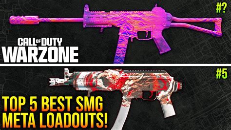 Warzone New Smg Meta Top 5 Best Smg Loadouts After Update Warzone