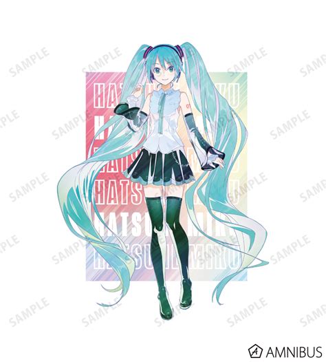 初音ミク 初音ミク Nt Ani Art 第3弾 Bigシルエットtシャツユニセックス Amnibusアムニバス