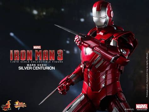 Iron Man Hot Toys Silver Centurion Iron Man Pre Order Marvel Toy News