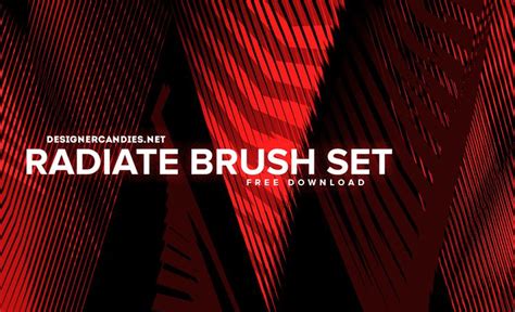 Radiate Brush Set Brosses Photoshop Texture Photoshop Lightroom