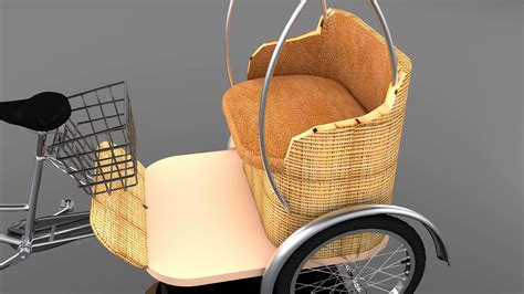 Bike Rickshaw 7 - 4K 3D Model by Pictorer