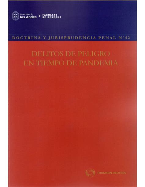 Revista Doctrina Y Jurisprudencia Penal N Delitos De Peligro En