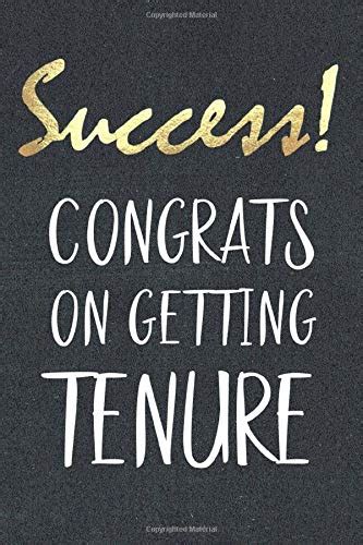 Success Congrats On Getting Tenure Tenure Gifts For Teachers Tenured