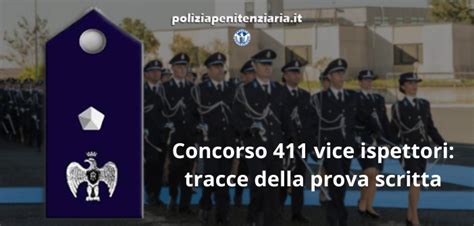 Concorso Vice Ispettori Polizia Penitenziaria Le Tracce Della