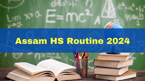 AHSEC Routine 2024 Assam HS Exam Dates 2024 Announced Check Full