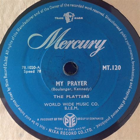 The Platters My Prayer Heaven On Earth Shellac Discogs