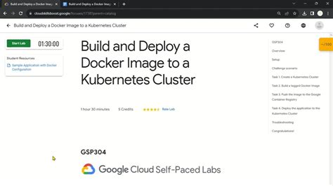 Build And Deploy A Docker Image To A Kubernetes Cluster Gsp304