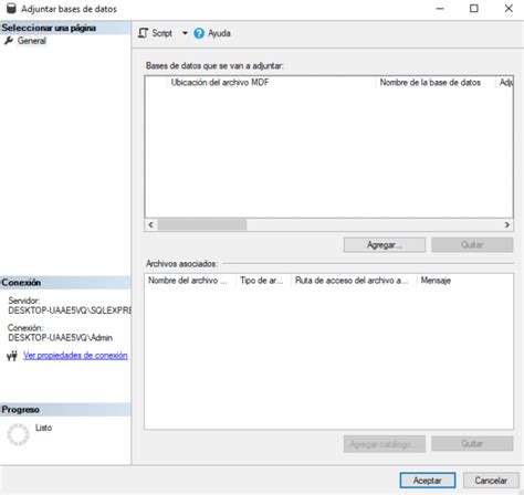 Adjuntar Base De Datos Sql Server Sqlserverdb