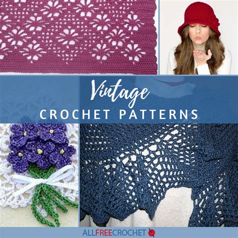 These Vintage Crochet Patterns Include Old School Favorites Like