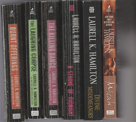 Laurell K Hamilton Set Of 6 Books Micah Burnt Offerings The Laughing Corpse The