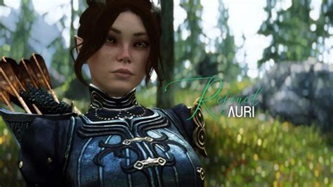 Refined Auri Song of the Green フォロワー Skyrim Special Edition Mod