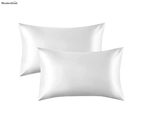 Buy White Pillow Covers Set of 2 Online in India at Best Price - Modern ...