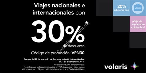 30 De Descuento En Vuelos Nacionales E Internacionales En Volaris