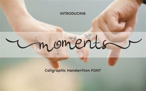 Moments Font By Graph Arts · Creative Fabrica