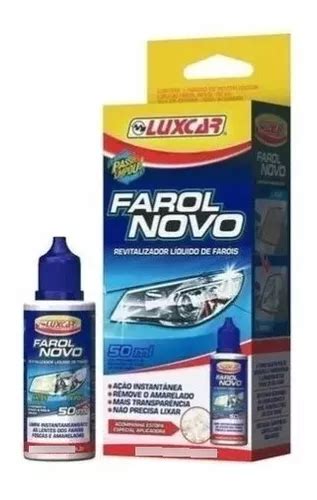 Limpa Farol Efeito De Novo Brilho Nitidez Luxcar O Original Mercadolivre