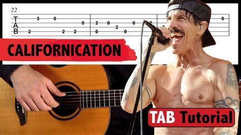 Californication Easy Fingerstyle Guitar Tutorial Tab Youtube