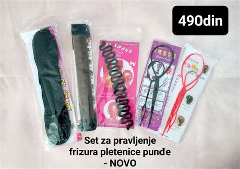 Set Za Frizure Pletenice Pun E Za Kosu Novo Novi Sad Mojekrpice Rs