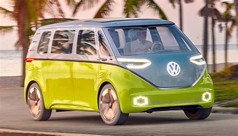 Vw Elektro Minibus Id Buzz Wird Vorgestellt Ecomento De