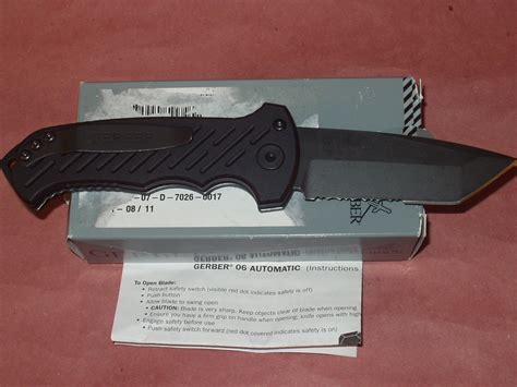 High Adventure Outfitters Gerber 06 Tanto Tip Auto Knife - High ...