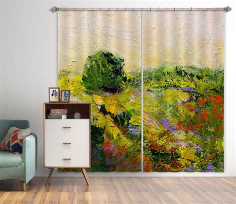 3d Wildflower Fragrance 232 Allan P Friedlander Curtain Curtains Drap