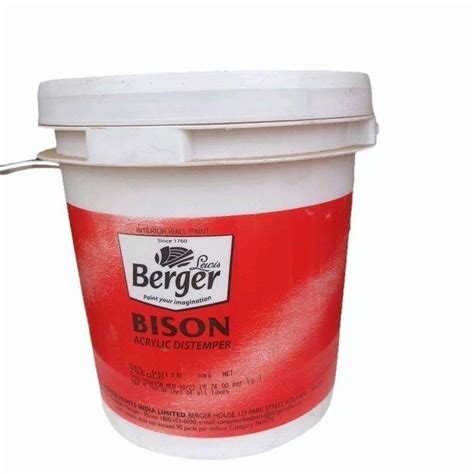 Berger Bison Acrylic Distemper Ltr At Rs Bucket In Ranchi Id