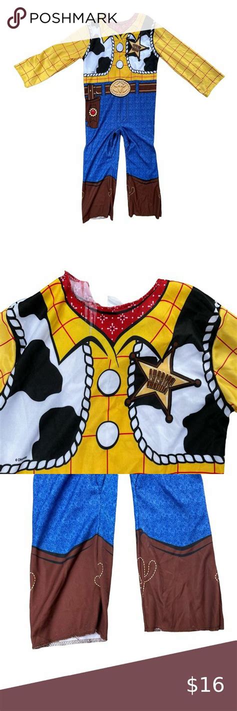 DISNEY PIXAR TOY STORY WOODY COSTUME | Woody costume, Woody toy story ...