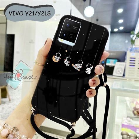 Jual Softcase Kaca Sling Tali UCK05 VIVO Y36 Y16 T1 5G Y75 Y21 Y21A