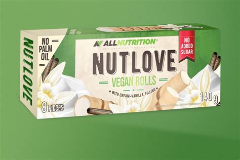 NUTLOVE Vegan Rolls Cream Vanilla 140g ALLNUTRITION 3 LOWEST