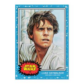 Topps Star Wars Living Set Week 50 Obi Wan Kenobi Luke Skywalker