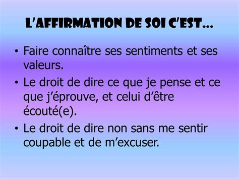 Affirmation De Soi Exercices Pour Commencer Vous Affirmer