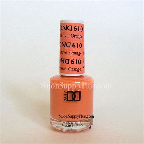 610 Dnd Lacquer Orange Grove Diva Collection Dnd Nail Polish