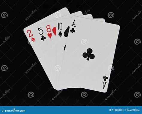 Poker Hand Ace High stock image. Image of texas, gambling - 110233731