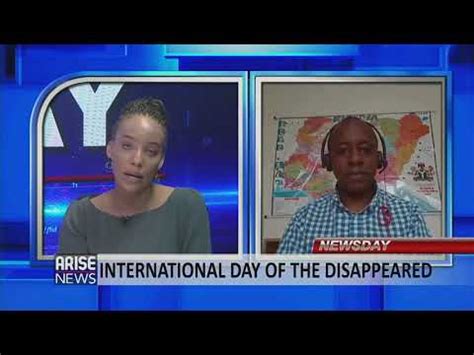 International Day Of The Disappeared With Icrc Nigeria Newsday Youtube