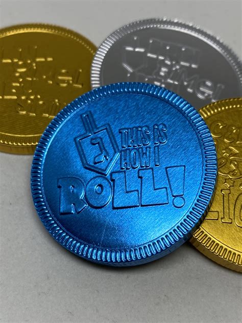 Hanukkah Chocolate Coins “Gelty Pleasures” - Foiled Again! Chocolate Coins