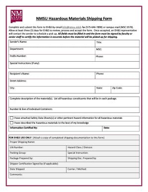 Fillable Online Hr Nmsu Radiation Safety Program Forms NMSU Safety