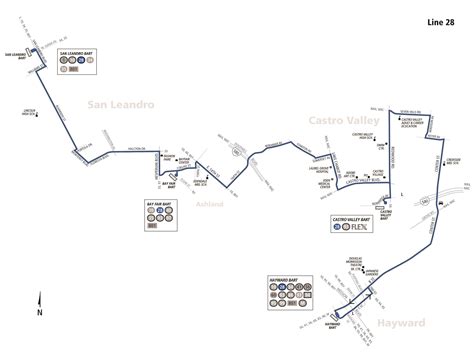 28 Bus Route Map