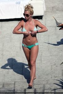 Retro Britney Spears In A Bikini Poolside At Ritz Carlton Marina Del Ray LA Th Aug