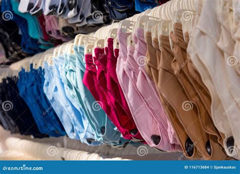 Ladies Panties, Women`s Lingerie at a Shopping Mall Stock Photo - Image of modern, indoor: 116713684