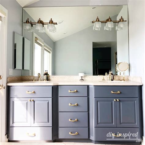 How To Refinish Bathroom Cabinets Yourself Rispa